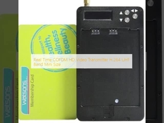 Thời gian thực CofDM HD Video Transment H.264 UHF Band Kích thước mini
