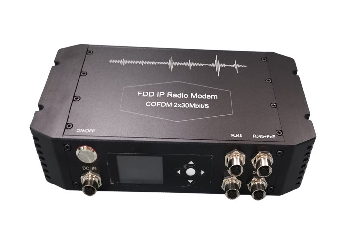 FDD IP Modem vô tuyến chiến thuật Truyền dẫn tầm xa COFDM hai hướng